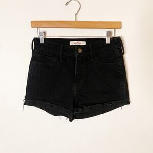 Hollister SZ 5/27 Black Jean Shorts